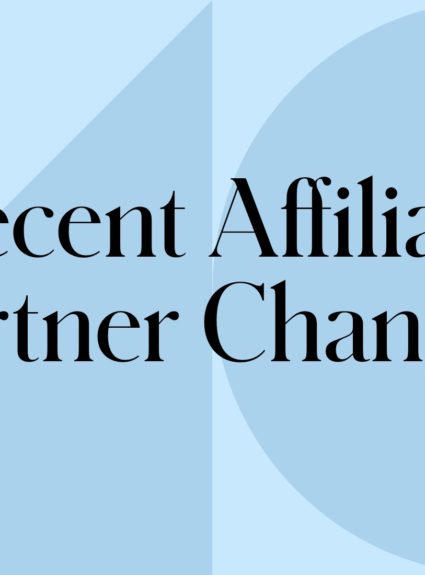 Recent Affiliate Partner Changes